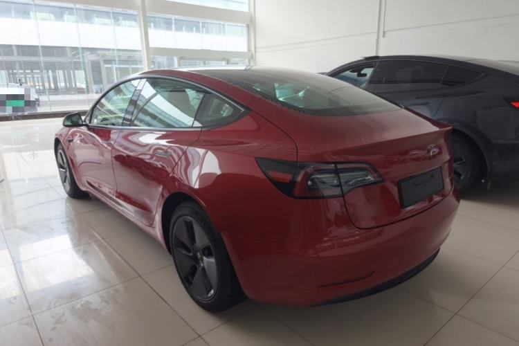 Used Tesla Model 3 2020 Refreshed Version Long-Range Rear-Wheel Drive Rear Left 45 Deg