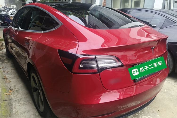 Used Tesla Model 3 2020 Standard Range Rear-Wheel Drive Upgraded Version Rear Left 45 Deg