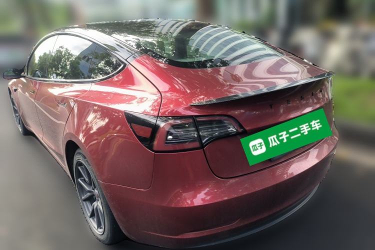 Used Tesla Model 3 2020 Standard Range Rear-Wheel Drive Upgraded Version Rear Left 45 Deg