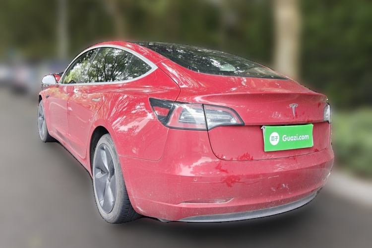 Used Tesla Model 3 2020 Refreshed Version Long-Range Rear-Wheel Drive Rear Left 45 Deg