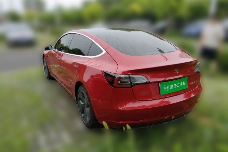 Used Tesla Model 3 2020 Refreshed Version Long-Range Rear-Wheel Drive Rear Left 45 Deg