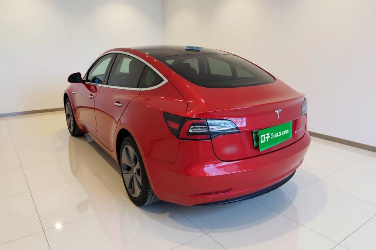 Used Tesla Model 3 2020 Refreshed Version Long-Range Rear-Wheel Drive Rear Left 45 Deg