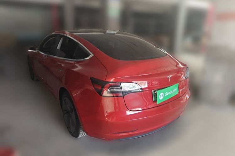 Used Tesla Model 3 2020 Refreshed Version Long-Range Rear-Wheel Drive Rear Left 45 Deg