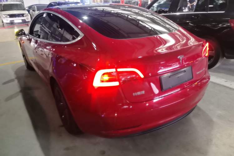 Used Tesla Model 3 2020 Standard Range Rear-Wheel Drive Upgraded Version Rear Left 45 Deg