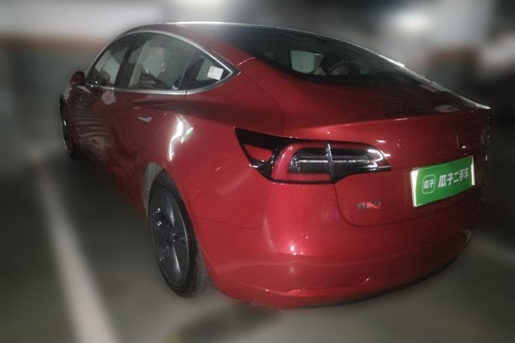 Used Tesla Model 3 2020 Standard Range Rear-Wheel Drive Upgraded Version Rear Left 45 Deg