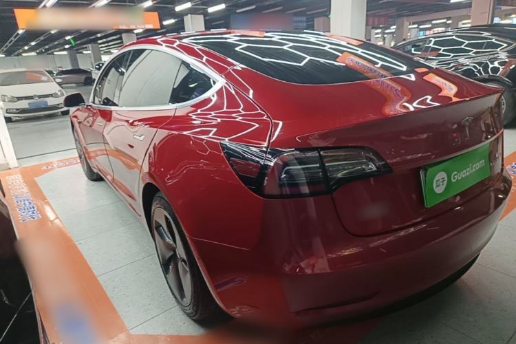 Used Tesla Model 3 2020 Standard Range Rear-Wheel Drive Upgraded Version Rear Left 45 Deg