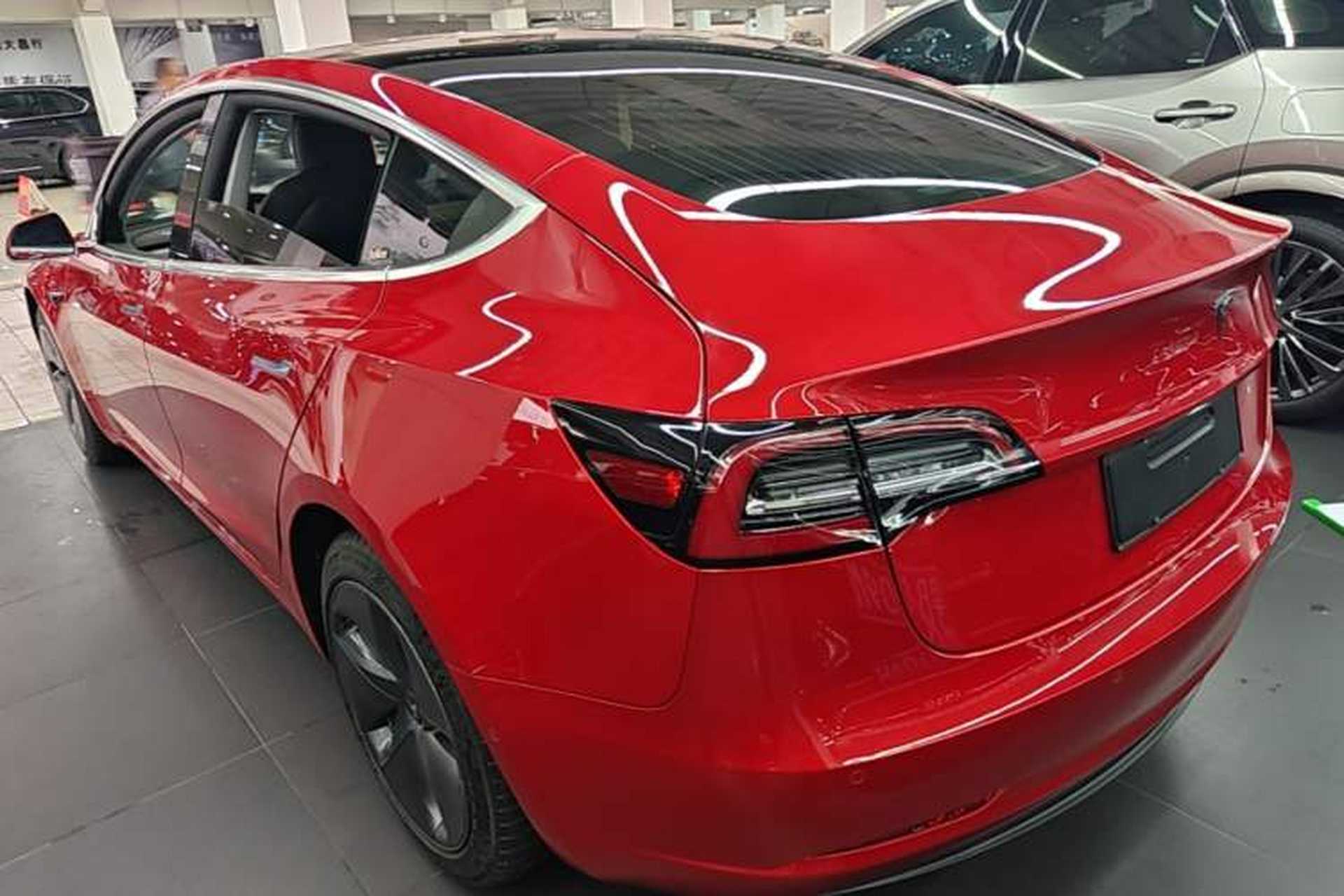 Used Tesla Model 3 2020 Standard Range Rear-Wheel Drive Upgraded Version Rear Left 45 Deg
