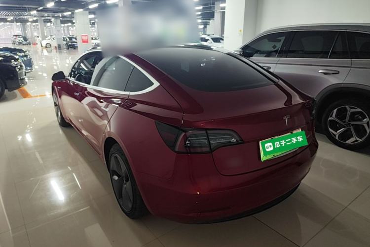Used Tesla Model 3 2020 Standard Range Rear-Wheel Drive Upgraded Version Rear Left 45 Deg