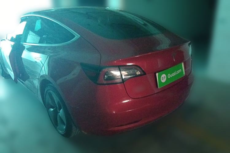 Used Tesla Model 3 2020 Standard Range Rear-Wheel Drive Upgraded Version Rear Left 45 Deg