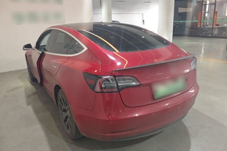 Used Tesla Model 3 2020 Refreshed Version Long-Range Rear-Wheel Drive Rear Left 45 Deg