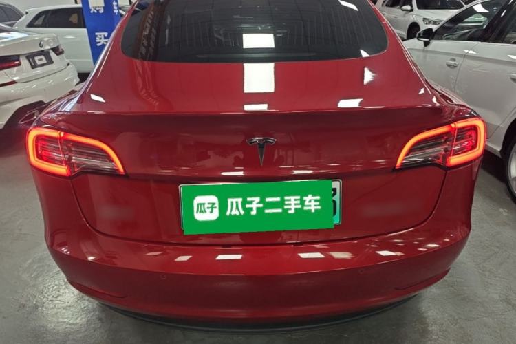 Used Tesla Model 3 2020 Long-Range Rear-Wheel-Drive Version Rear
