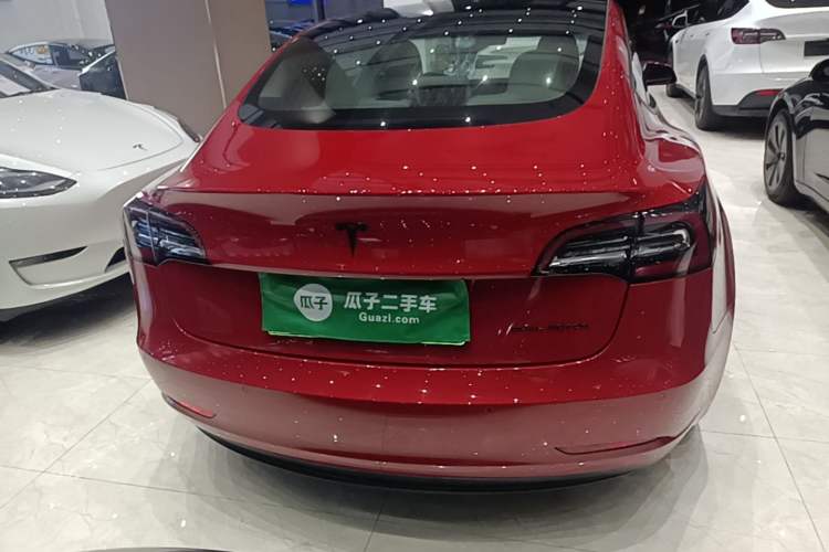 Used Tesla Model 3 2020 Long-Range Rear-Wheel-Drive Version Rear