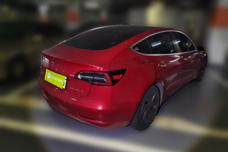 Used Tesla Model 3 2020 Standard Range Rear-Wheel Drive Upgraded Version Rear Right 45 Deg