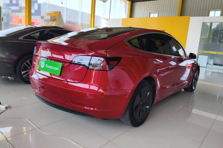 Used Tesla Model 3 2020 Standard Range Rear-Wheel Drive Upgraded Version Rear Right 45 Deg