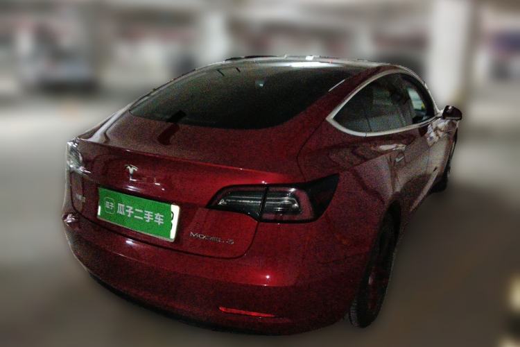 Used Tesla Model 3 2020 Standard Range Rear-Wheel Drive Upgraded Version Rear Right 45 Deg