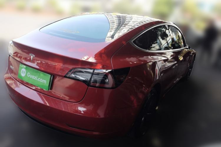 Used Tesla Model 3 2020 Refreshed Version Long-Range Rear-Wheel Drive Rear Right 45 Deg