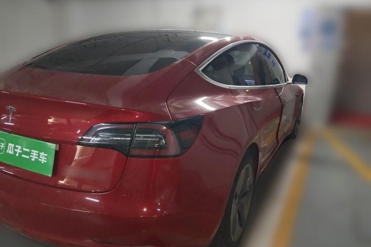 Used Tesla Model 3 2020 Standard Range Rear-Wheel Drive Upgraded Version Rear Right 45 Deg