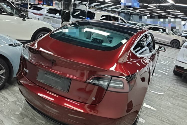 Used Tesla Model 3 2020 Refreshed Version Long-Range Rear-Wheel Drive Rear Right 45 Deg
