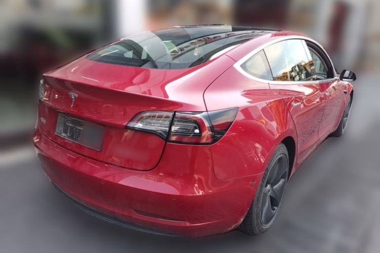 Used Tesla Model 3 2020 Standard Range Rear-Wheel Drive Upgraded Version Rear Right 45 Deg