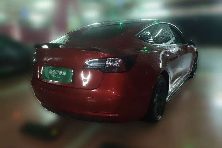 Used Tesla Model 3 2020 Refreshed Version Long-Range Rear-Wheel Drive Rear Right 45 Deg