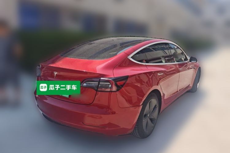 Used Tesla Model 3 2020 Standard Range Rear-Wheel Drive Upgraded Version Rear Right 45 Deg