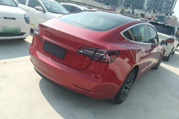 Used Tesla Model 3 2020 Standard Range Rear-Wheel Drive Upgraded Version Rear Right 45 Deg