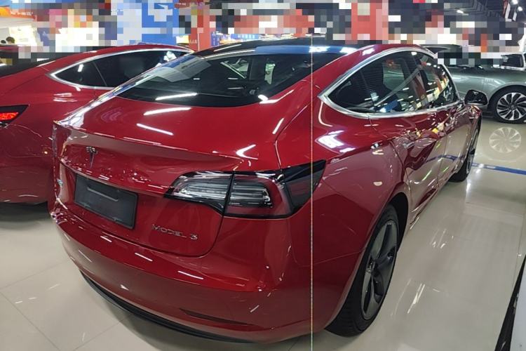 Used Tesla Model 3 2020 Standard Range Rear-Wheel Drive Upgraded Version Rear Right 45 Deg