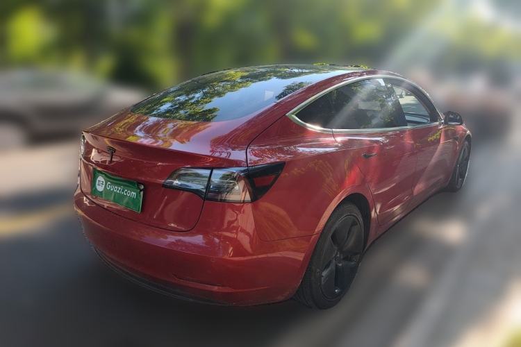 Used Tesla Model 3 2020 Standard Range Rear-Wheel Drive Upgraded Version Rear Right 45 Deg