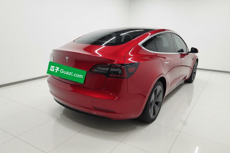 Used Tesla Model 3 2020 Standard Range Rear-Wheel Drive Upgraded Version Rear Right 45 Deg