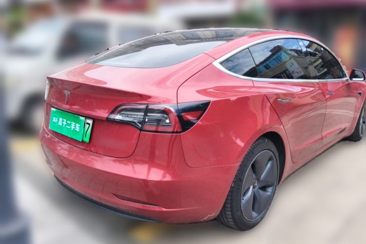 Used Tesla Model 3 2020 Revised Version Standard Range Rear-Wheel Drive – Upgraded Edition Rear Right 45 Deg