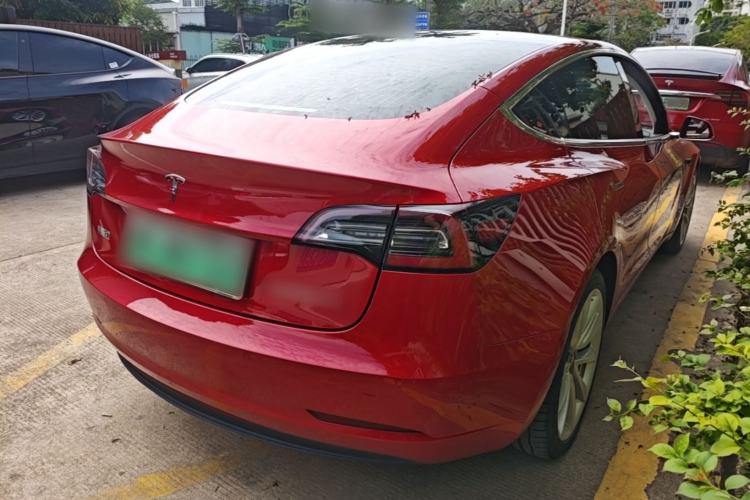 Used Tesla Model 3 2020 Refreshed Version Long-Range Rear-Wheel Drive Rear Right 45 Deg