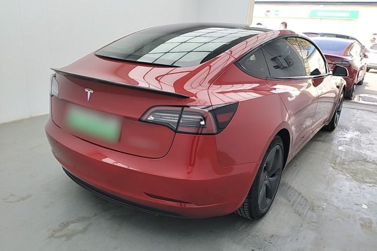 Used Tesla Model 3 2020 Standard Range Rear-Wheel Drive Upgraded Version Rear Right 45 Deg