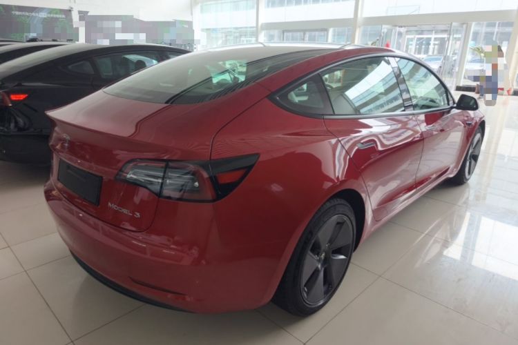 Used Tesla Model 3 2020 Refreshed Version Long-Range Rear-Wheel Drive Rear Right 45 Deg