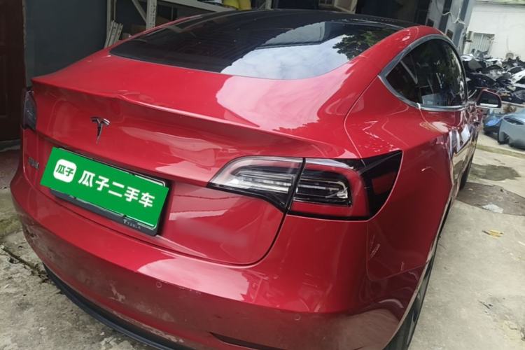 Used Tesla Model 3 2020 Standard Range Rear-Wheel Drive Upgraded Version Rear Right 45 Deg