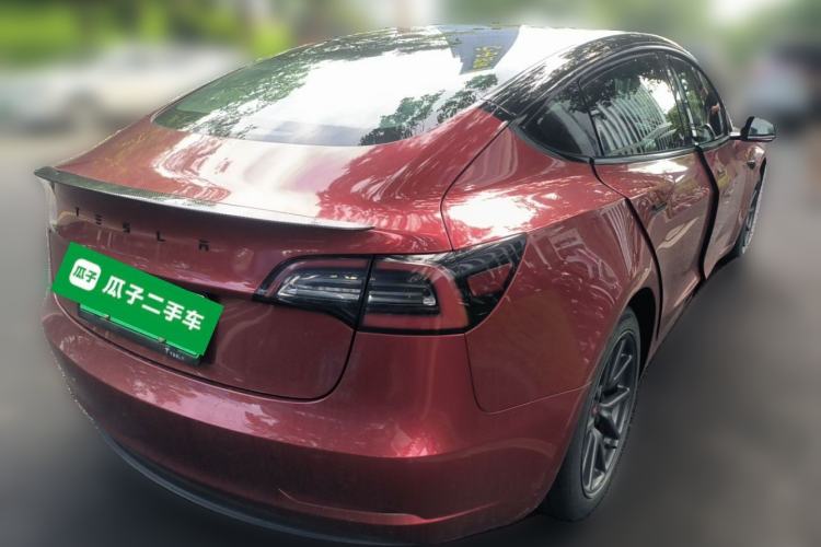 Used Tesla Model 3 2020 Standard Range Rear-Wheel Drive Upgraded Version Rear Right 45 Deg