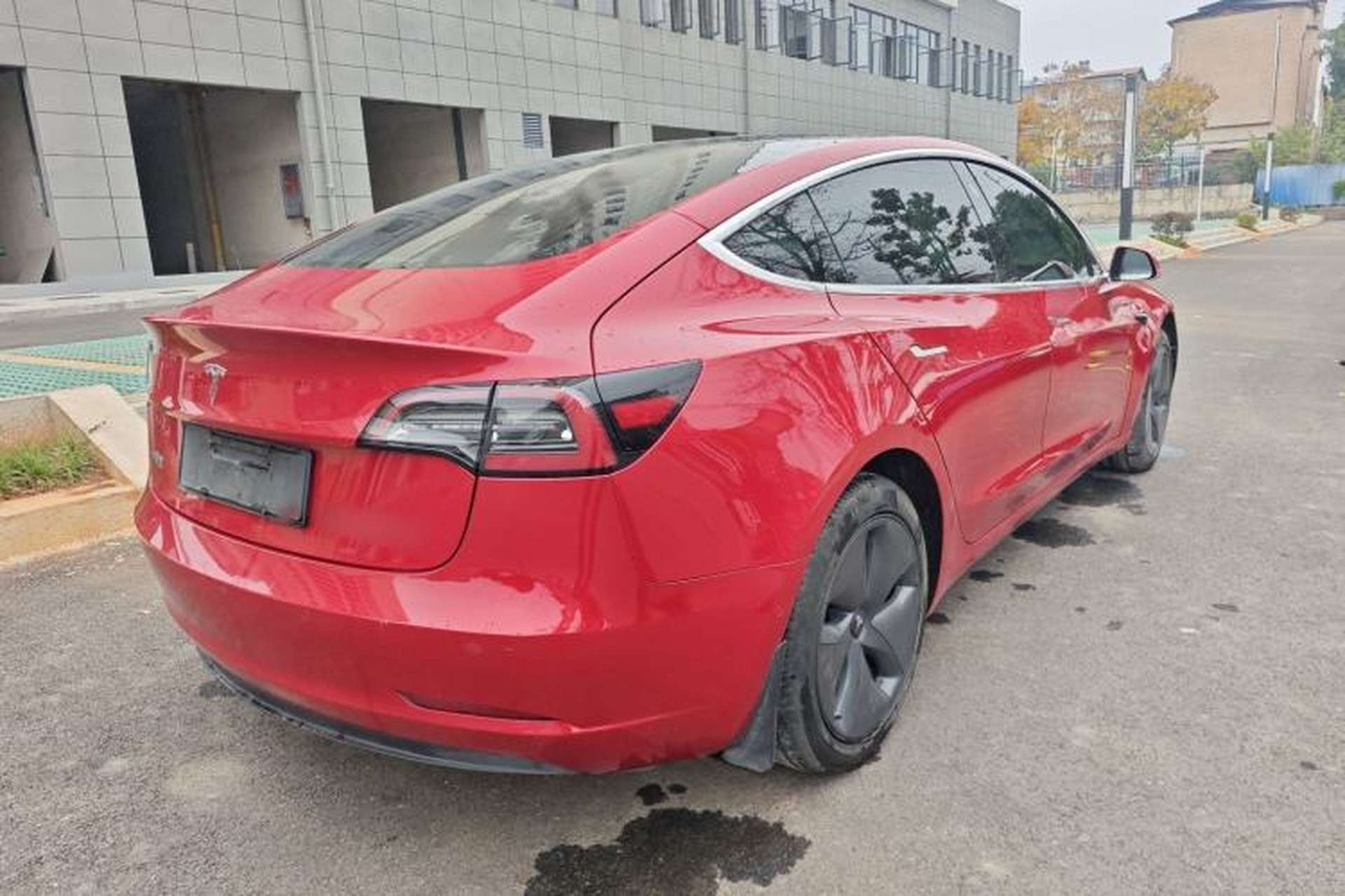 Used Tesla Model 3 2020 Standard Range Rear-Wheel Drive Upgraded Version Rear Right 45 Deg