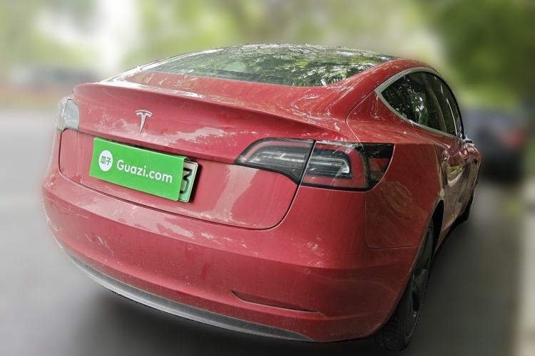 Used Tesla Model 3 2020 Refreshed Version Long-Range Rear-Wheel Drive Rear Right 45 Deg