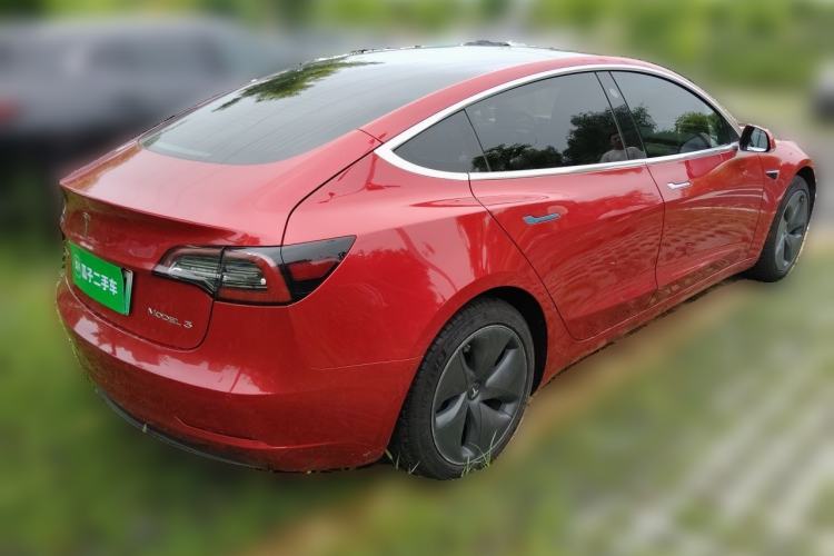 Used Tesla Model 3 2020 Refreshed Version Long-Range Rear-Wheel Drive Rear Right 45 Deg