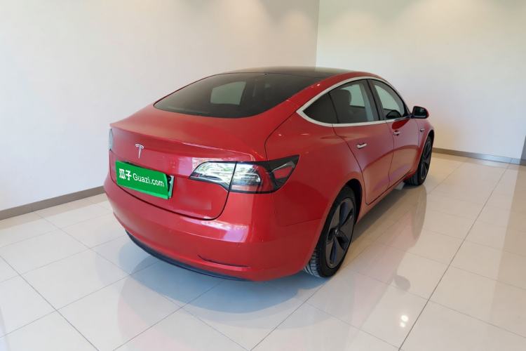 Used Tesla Model 3 2020 Refreshed Version Long-Range Rear-Wheel Drive Rear Right 45 Deg