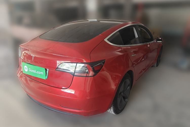 Used Tesla Model 3 2020 Refreshed Version Long-Range Rear-Wheel Drive Rear Right 45 Deg