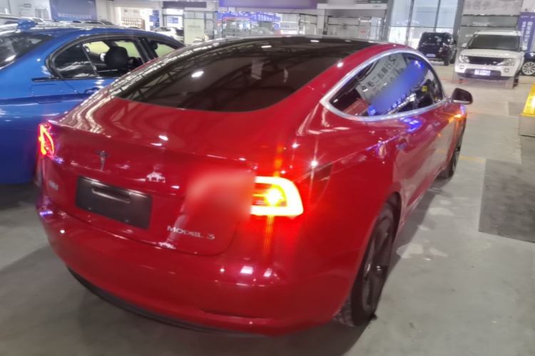 Used Tesla Model 3 2020 Standard Range Rear-Wheel Drive Upgraded Version Rear Right 45 Deg