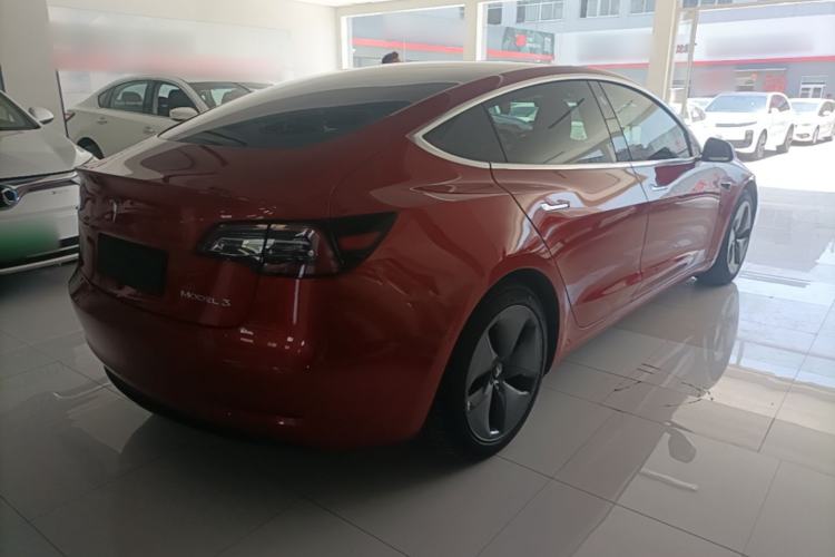 Used Tesla Model 3 2020 Standard Range Rear-Wheel Drive Upgraded Version Rear Right 45 Deg