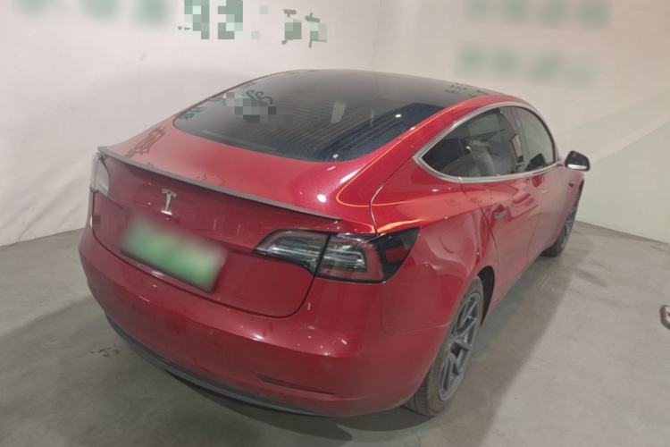 Used Tesla Model 3 2020 Refreshed Version Long-Range Rear-Wheel Drive Rear Right 45 Deg
