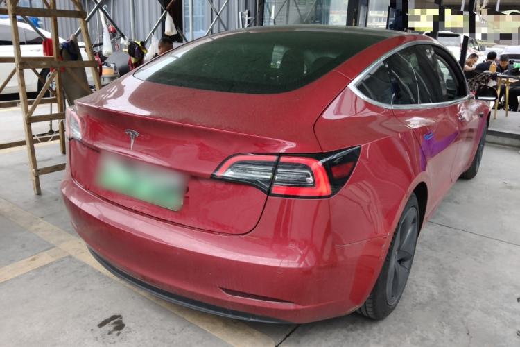 Used Tesla Model 3 2020 Standard Range Rear-Wheel Drive Upgraded Version Rear Right 45 Deg