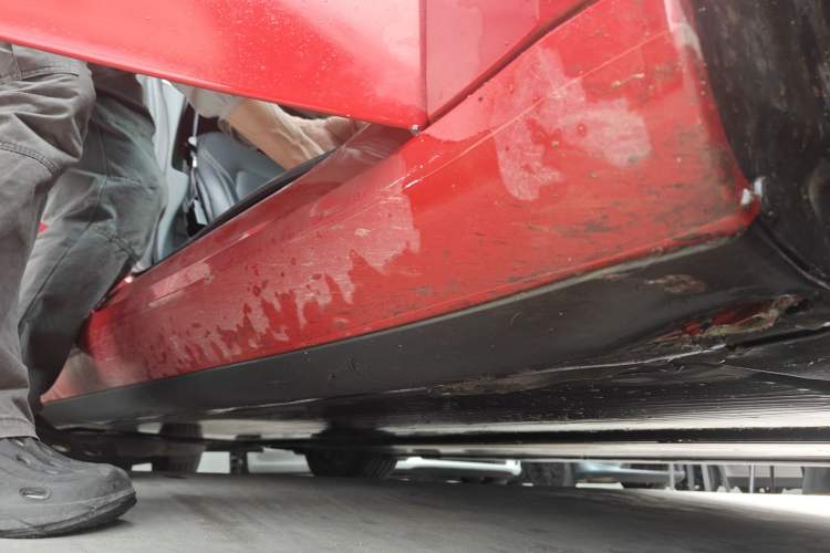Used Tesla Model 3 2020 Standard Range Rear-Wheel Drive Upgraded Version Right Side Sill