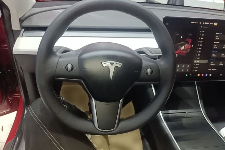 Used Tesla Model 3 2020 Long-Range Rear-Wheel-Drive Version Steering Wheel