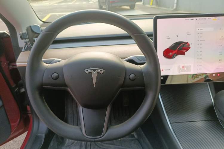 Used Tesla Model 3 2020 Revised Version Standard Range Rear-Wheel Drive – Upgraded Edition Steering Wheel