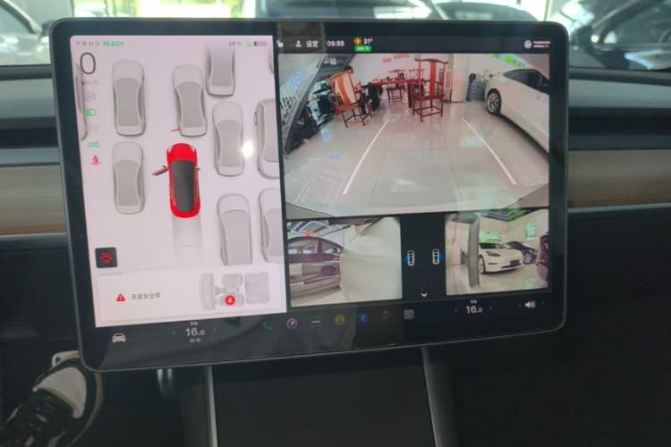 Used Tesla Model 3 2020 Refreshed Version Long-Range Rear-Wheel Drive Audio And AC Panel