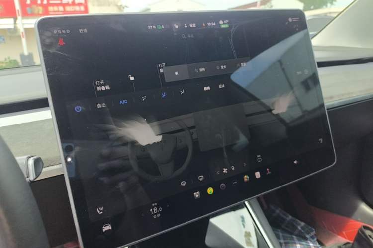 Used Tesla Model 3 2020 Revised Version Standard Range Rear-Wheel Drive – Upgraded Edition Audio And AC Panel