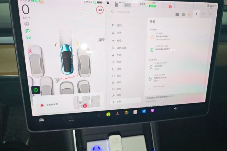 Used Tesla Model 3 2020 Revised Version Standard Range Rear-Wheel Drive – Upgraded Edition Audio And AC Panel